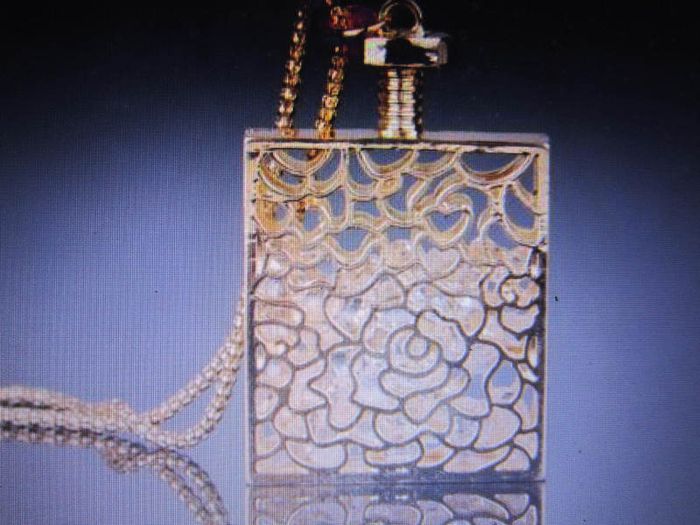 18ct Gold Plated Floating Charm pendant