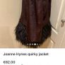 Joanne Hynes quirky brown jacket size 12 Image 2