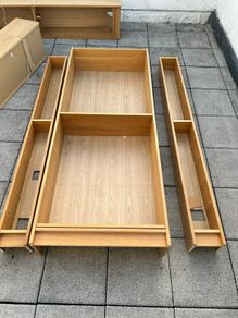 Selection of wooden bookcases