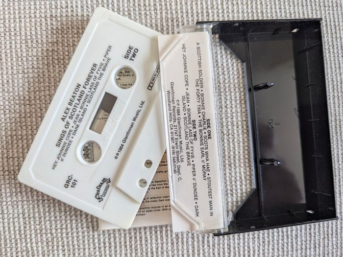 Vintage Scottish Music Cassettes Bundle x3 - Alex Beaton, Alasdair Fraser & Highland Pipes