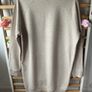 sweatshirt H&M long beige sweatshirt with curved hemline medium Image 7