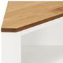 Corner Cabinet 59x36x180 cm Solid Oak Wood Image 4