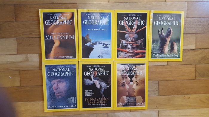 National Geographic magazines x 400 from early 20th century to 2009