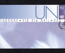 2007 United Nations New York  Aerogramme, Surcharged Unused