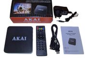 New Akai Internet Home TV Box Android 6.0 Quad-Core CPU Wi-Fi Kodi Play #1112