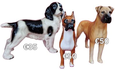 Vintage Ceramic Dogs