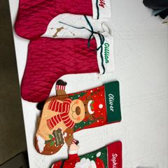 Christmas socks for embroidery