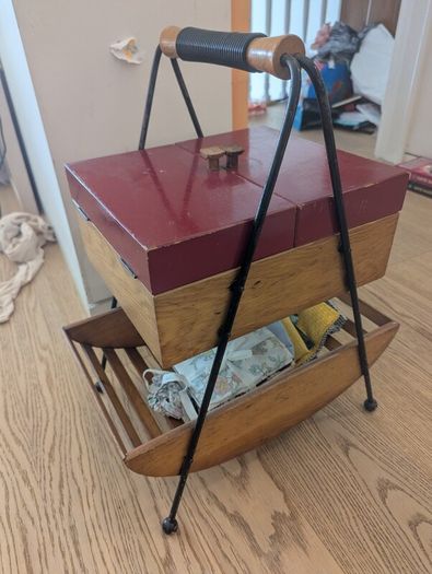 Vintage Sewing and Craft Sewing Box
