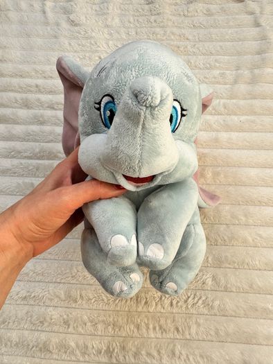 Ty Sparkle Disney Dumbo Plush Elephant NOT Working approx. 25 cm. Used Please see photos