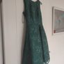 Chi Chi  teal embroidered dress size 10 Image 3