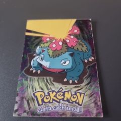 1999 Topps Pokemon First Movie Blue logo Venusaur 3 Rainbow Foil E3 of 12 NM