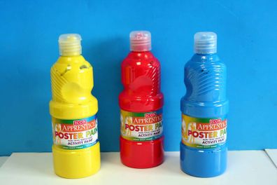 Poster Paint 500ml (Pack of 10 Bottles)