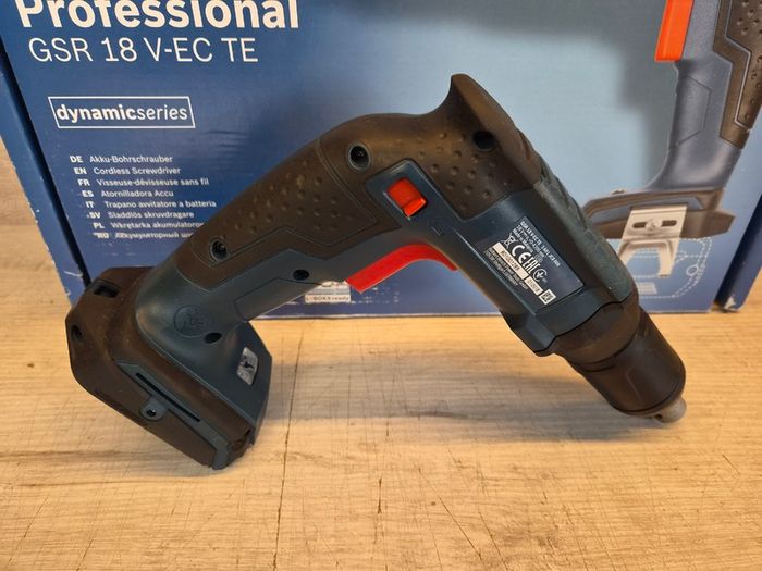 Bosch 18V Cordless Drywall Screwdriver GSR 18V-EC TE (max. Torque: 25Nm, 1/4" Internal Hexagon, Without Battery