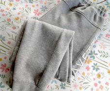 Mens Zavetti Canada Grey Cotton Joggers Large