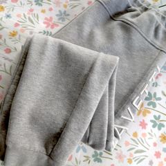 Mens Zavetti Canada Grey Cotton Joggers Large