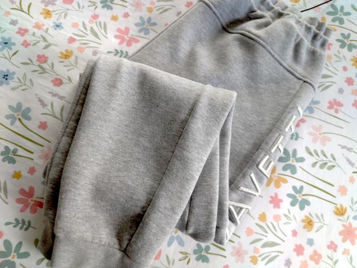 Mens Zavetti Canada Grey Cotton Joggers Large