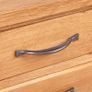 Nightstand with 3 Drawers 40x30x54 cm Solid Oak Wood Image 3