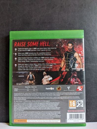 WWE 2K16 for Xbox One console