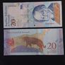 Venezuela - Pair of Consecutive Numbered 20 Bolivares Banknotes UNC Image 2
