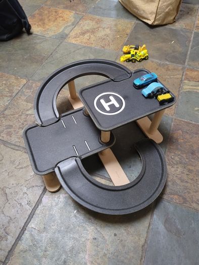 Plan Toys Race n Play parking garage