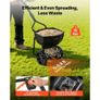 Push Lawn Spreader, 3m Spreading Width, Broadcast Spreader with 59kg Load Capacity & 10 in All-Terrain Tires, Walk-Behind Garden & Lawn Broadcast Spreaders for Seed Fertilizer Weed Control Image 4