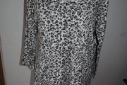 M&amp;S grey mix cotton tunic long sleeve Perfect condition size UK12/14 EU40/42 Postage included