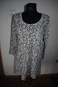 M&S grey mix cotton tunic long sleeve Perfect condition size UK12/14 EU40/42 Postage included