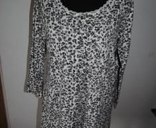 M&S grey mix cotton tunic long sleeve Perfect condition size UK12/14 EU40/42 Postage included