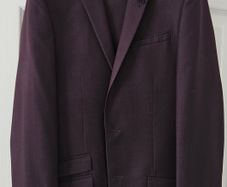 New River Island Burgundy Suit 38S and 32R