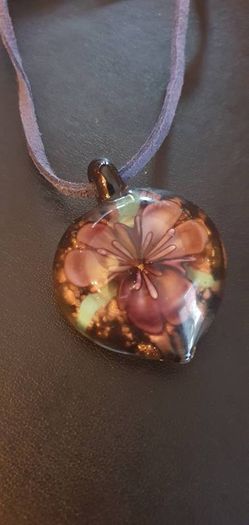 Murano Glass Heart Pendant