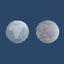 Globe & Moon Ice Cube Tray x 4 Image 2