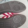 Raspberry Pink & White Lace Up Trainers, Samba Style UK Size 6 Image 7