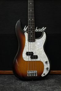 Fender MIJ Hybrid II Precision Bass with Rosewood Fretboard - Metallic 3-Color Sunburst