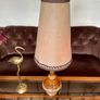 Very Tall Italian Bitossi Style Mid Century Large Ceramic Table Lamp with Shade 1960s Image 4
