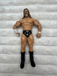 2003 Jakks Pacific Triple H Action Figure Vintage Hand are too loose Used Please see pictures