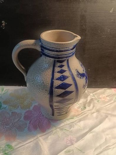 Vintage Reinhold Mekelbach 1Lt Saltglaze Jug
