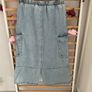 NWT sisters point premium brand combat inspired long denim skirt small 10/12 Image 6