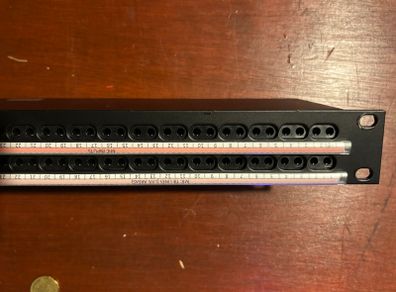 Redco Bantam TT Patchbay (Unused) + Premium DB25 Loom Bundle (VDC, Hosa, Neutrik)