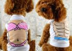 NEW dog and cat muscle/bikini printed t-shirt SIZES S-M-L