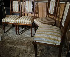 4 Beautiful Antique Edwardian dining living bedroom chairs.