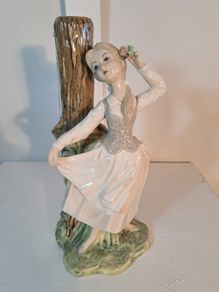 Spanish Porcelain Lamp Base