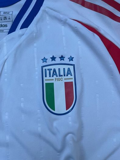 Italy Football Jersey White Size XL