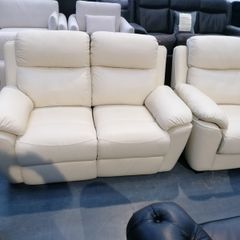 Cream Leather suite