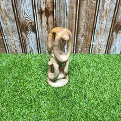 X1 Vintage Gymnastic Olympic Human Tower Figurine Stone White Sculpture Art