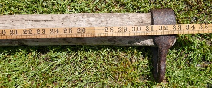 Antique Yoke Plow Farm Ox Horse Wagon Rustic Farmhouse Cabin Wall Hanging Vintage Wood Metal Primitive