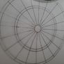 Vintage 70's reversible dart board and dart Image 5