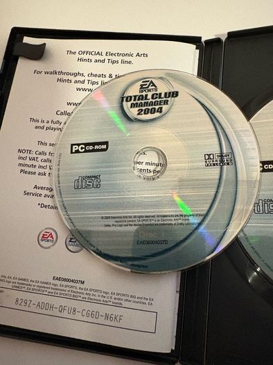 EA Sports Total Club Manager 2004 PC CD-ROM