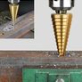 HSS 4-12Mm Step Drill Bit Drill HSS 1PC Titanium Coated High Speed Free inspection Image 2