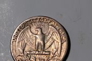 USA silver Quarter 1938