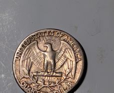 USA silver Quarter 1938